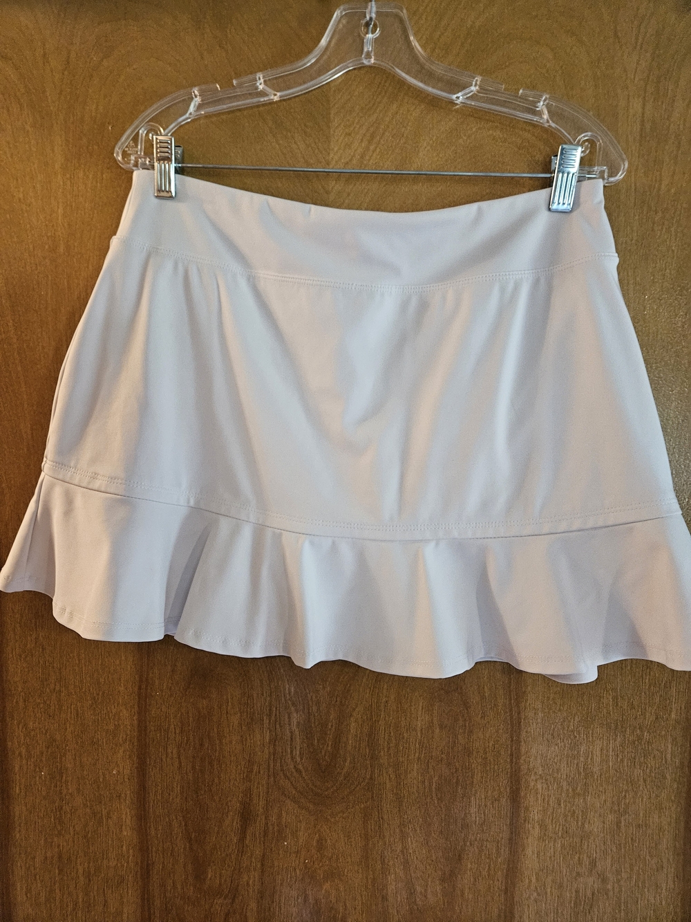 Tommy Bahama Pale Pink Ruffle Hem Skater Skirt